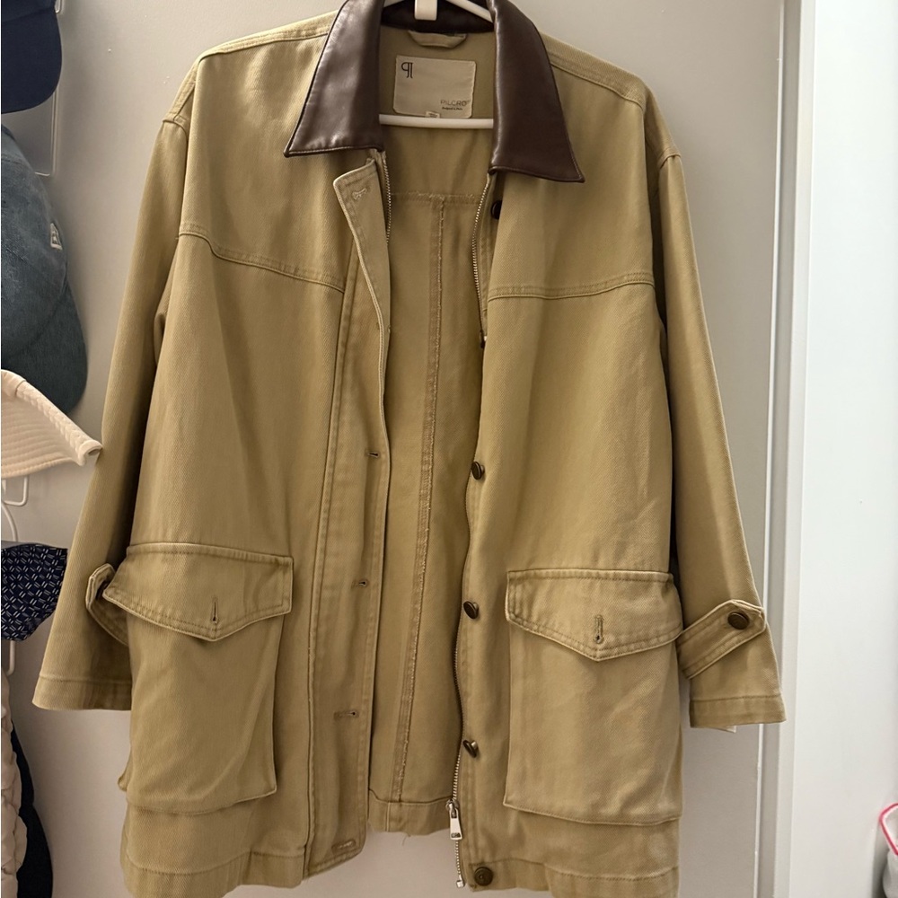 Pilcro Tan and Brown Outerwear